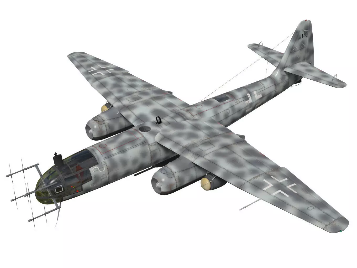 Arado Ar234 B2N Nachtigall 3D model