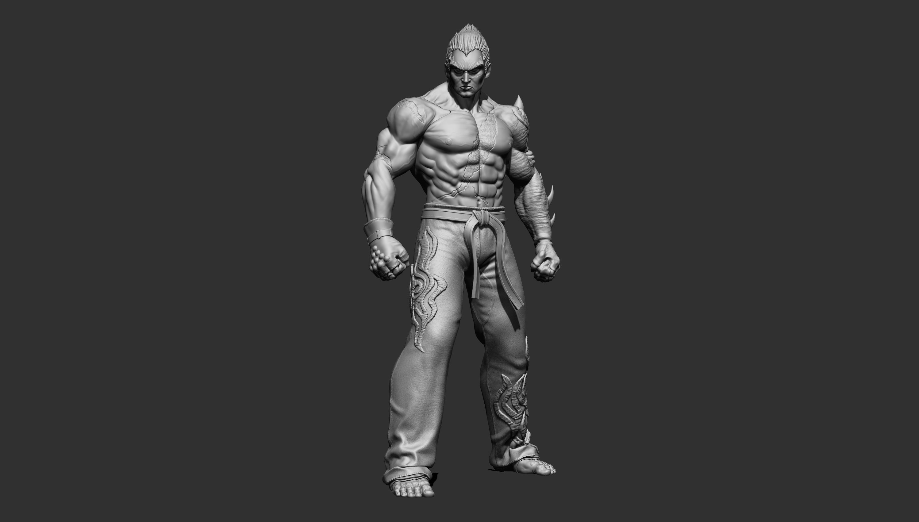 Kazuya Mishima tekken 3D model_1