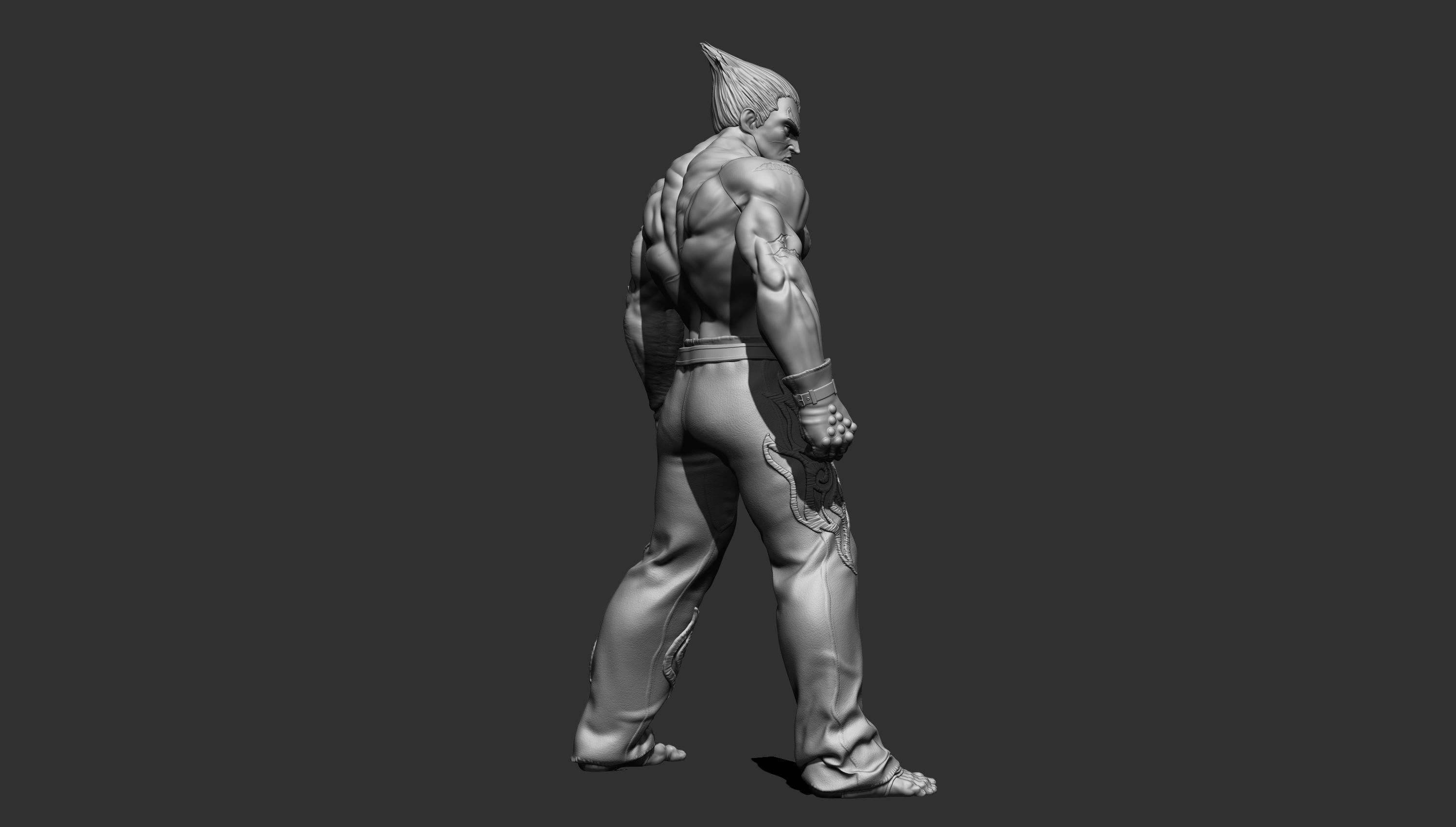 Kazuya Mishima tekken 3D model_5