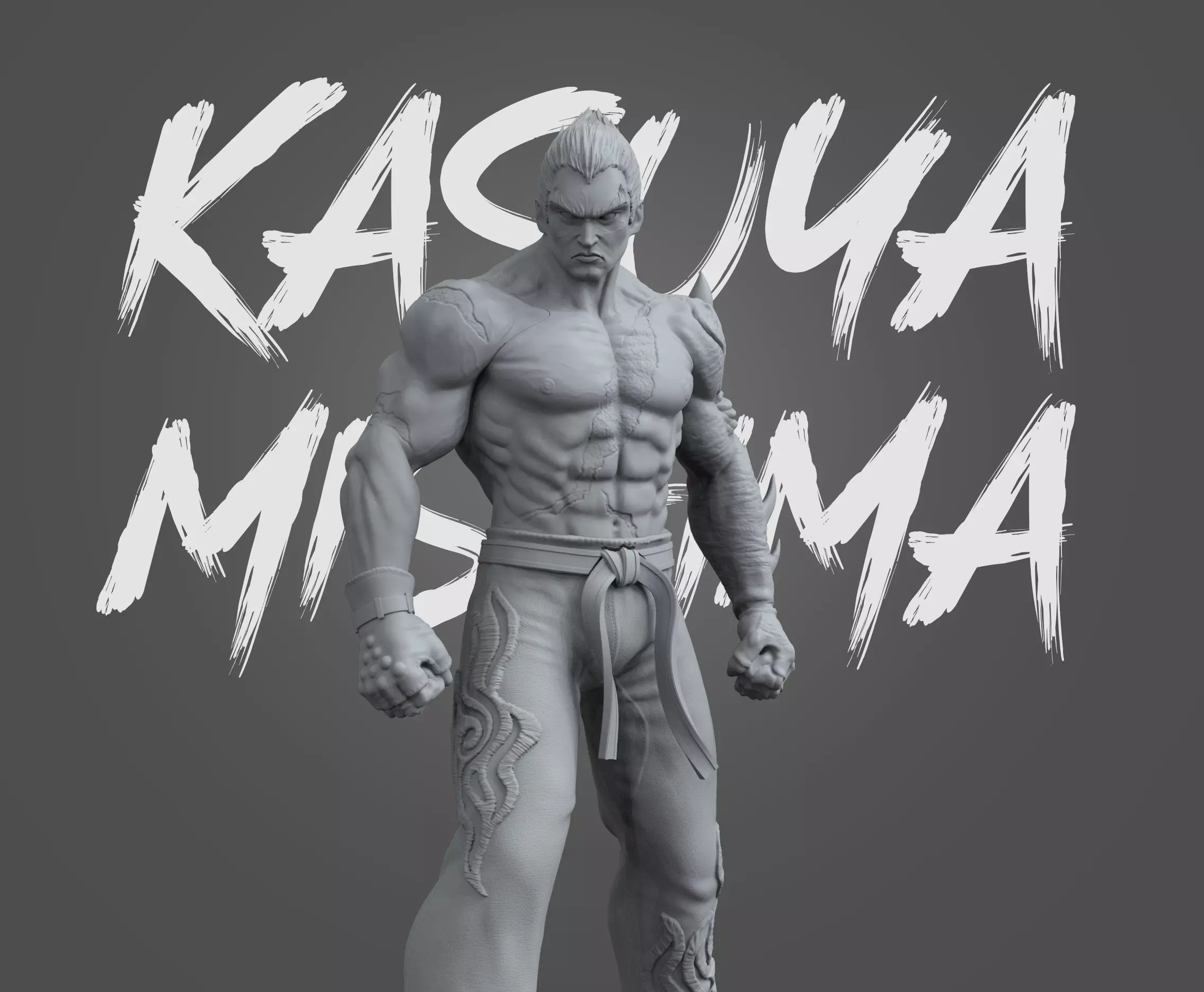 Kazuya Mishima tekken 3D model_0
