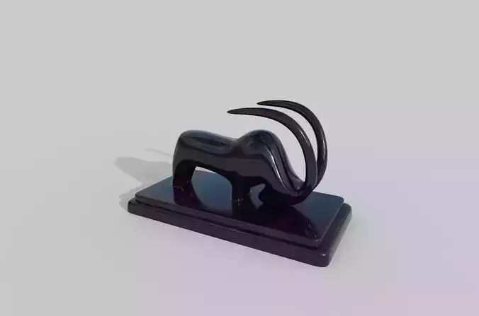 Decorative mountain goat