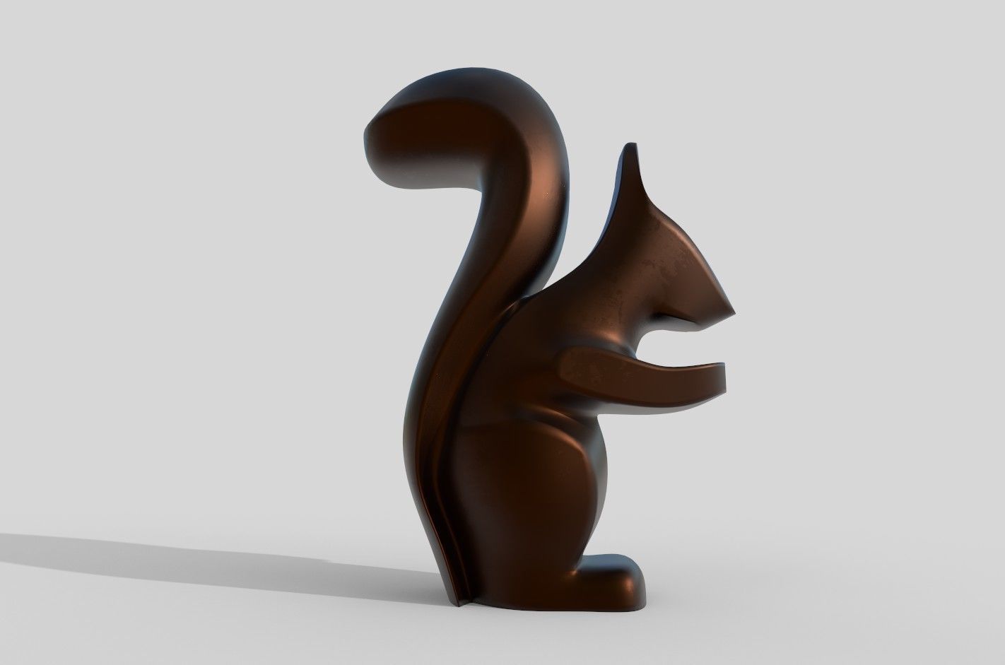 Decorative squirrel 3D model_1