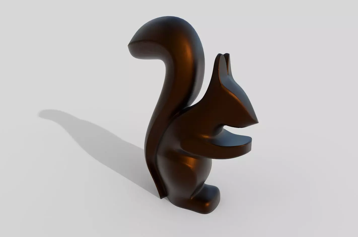 Decorative squirrel 3D model_0