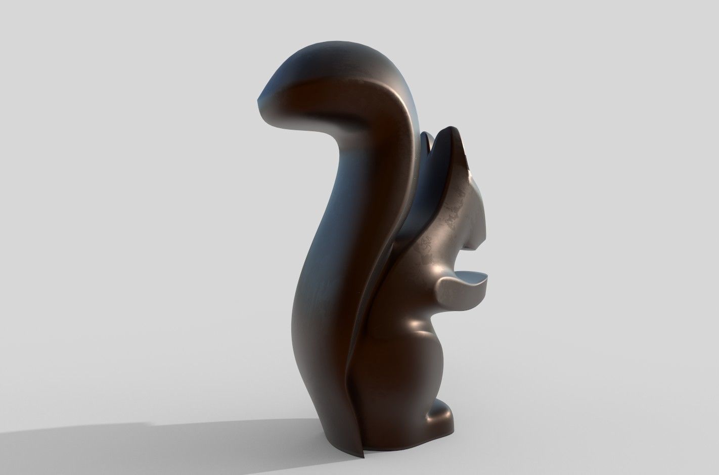 Decorative squirrel 3D model_3