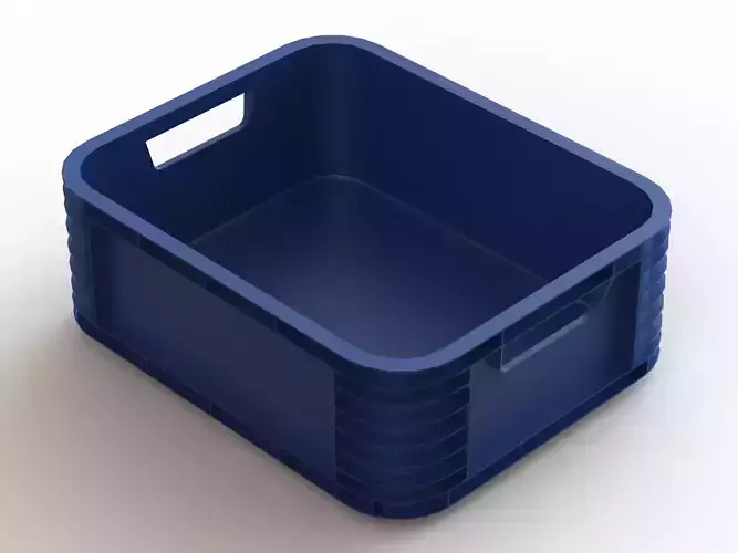 Stackable Storage Box Capacity 18 Liters 3D print model