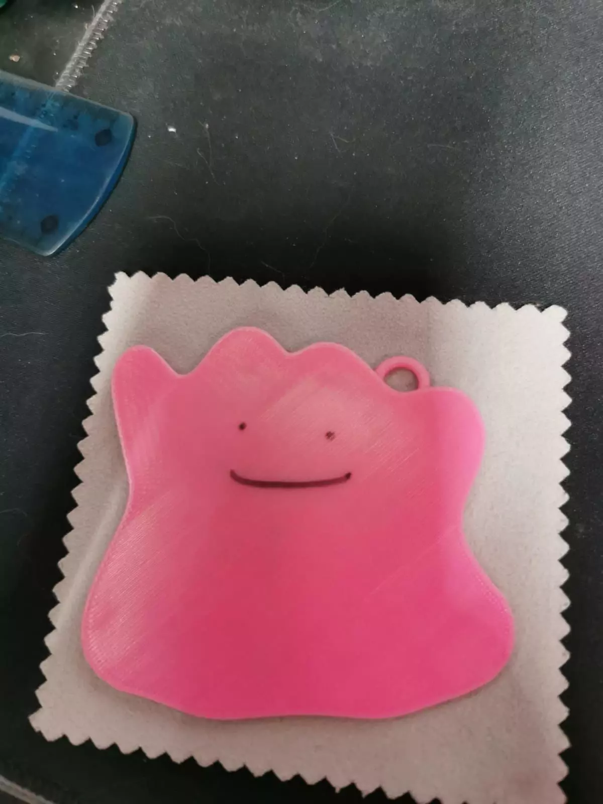 Ditto pokemon llavero keychain skull 3D print model_0