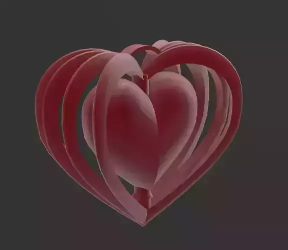 heart shaped keychain 