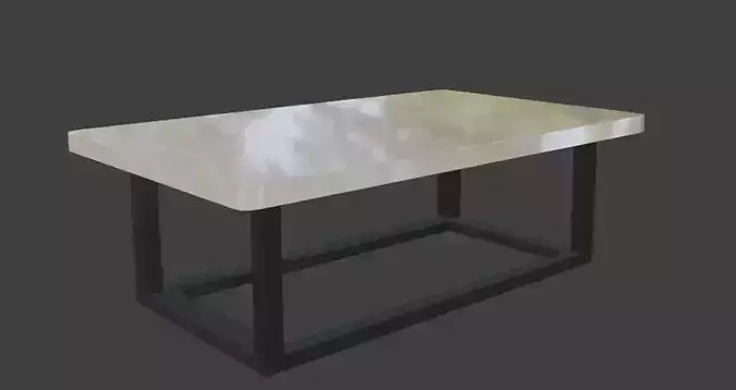 Modern Table Free low-poly 3D model