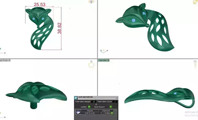 pendant 3D print model