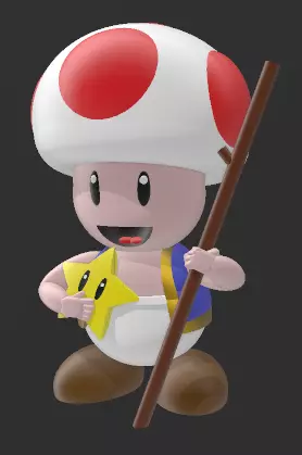 super Mario toad  3D print model_0