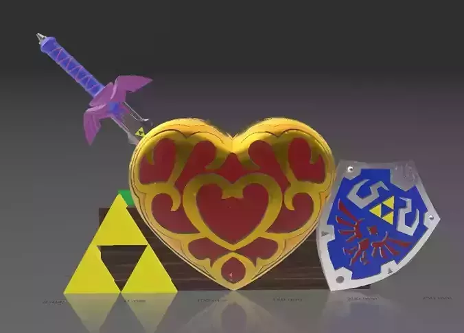 switch Zelda dock holder 3D print model