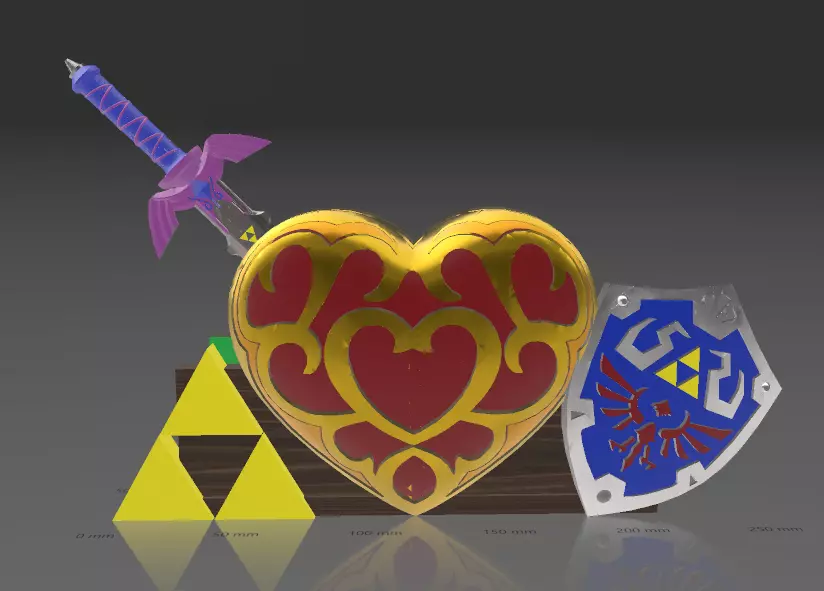 switch Zelda dock holder 3D print model