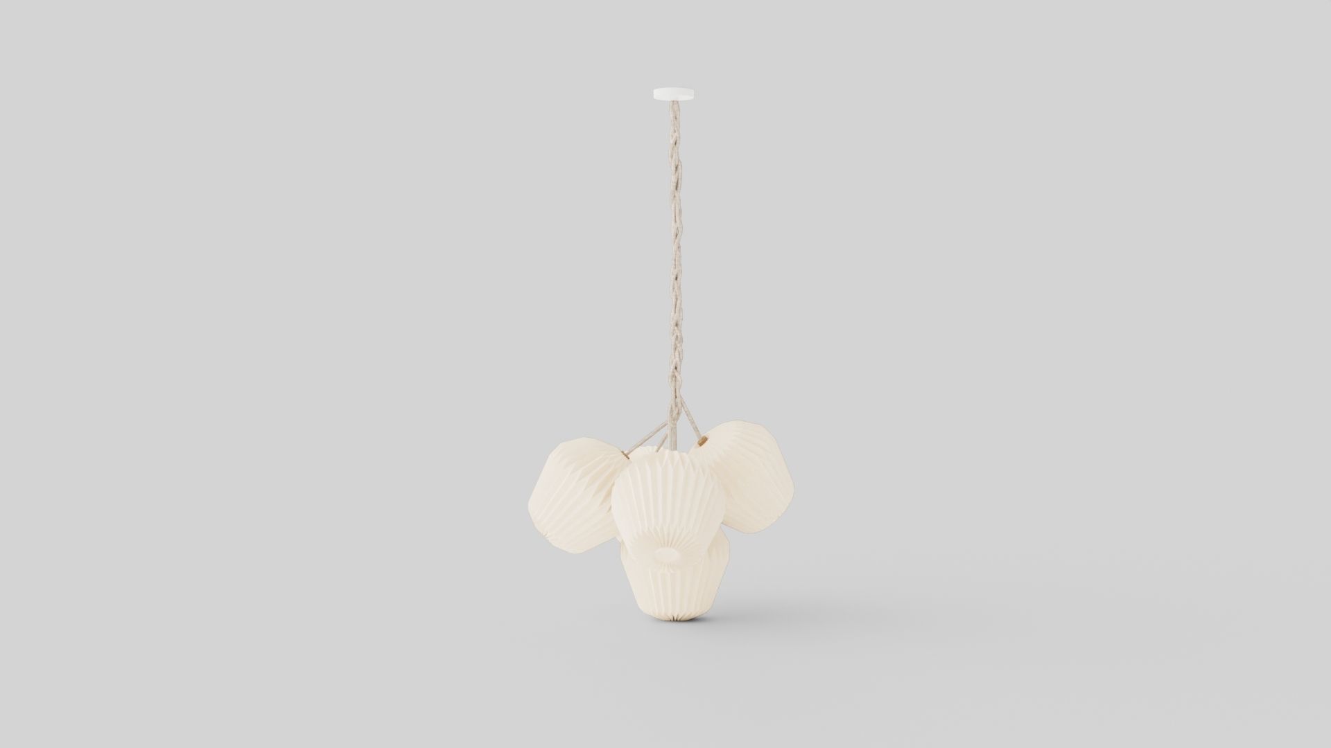 The Bouquet Ceiling Lamp Low-poly 3D model_1