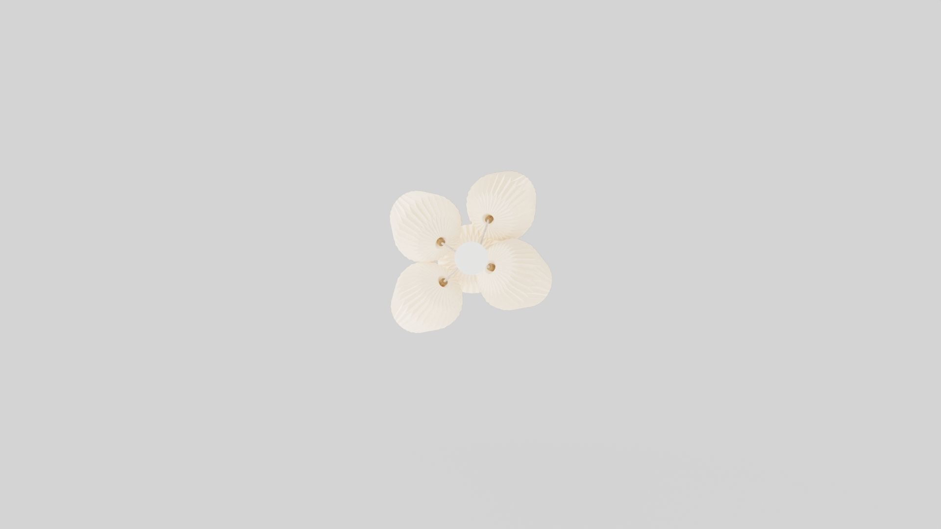 The Bouquet Ceiling Lamp Low-poly 3D model_5