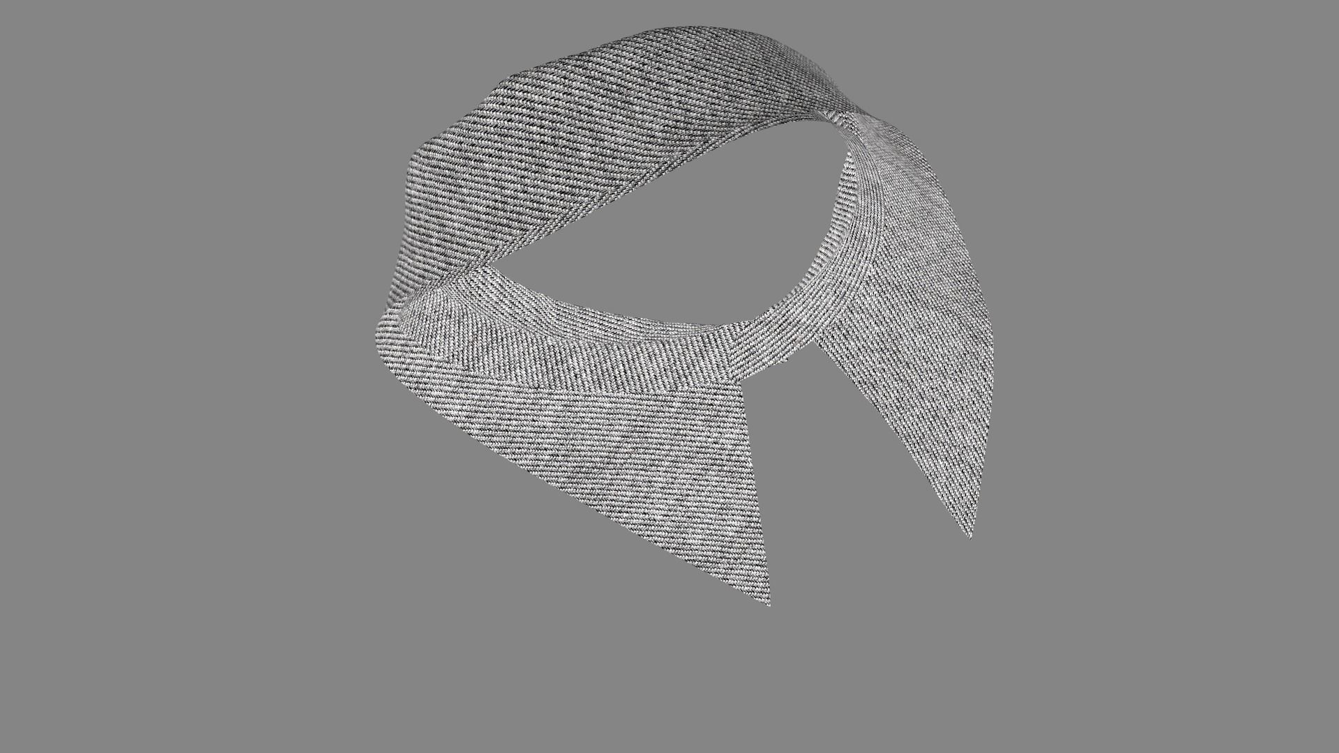 Dress collars scarves and necklaces decorated 3d models 3D model_3