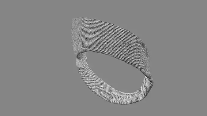 Dress collars scarves and necklaces decorated 3d models