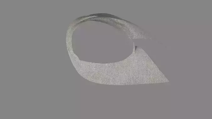 Dress collars scarves and necklaces decorated 3d models