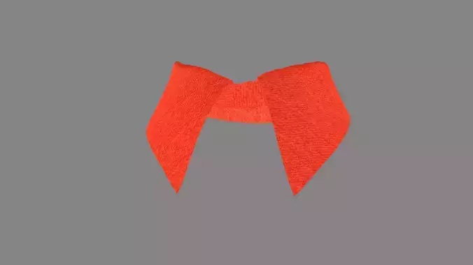 Dress collars scarves and necklaces decorated 3d models