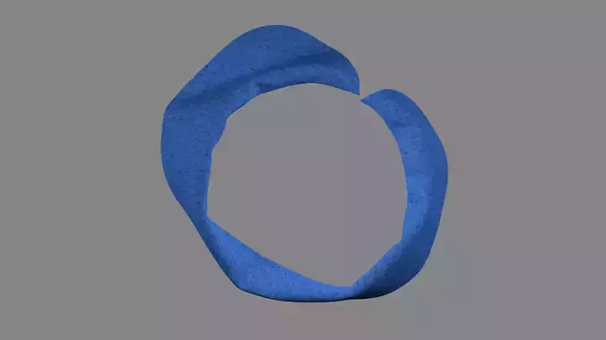 Dress collars scarves and necklaces decorated 3d models