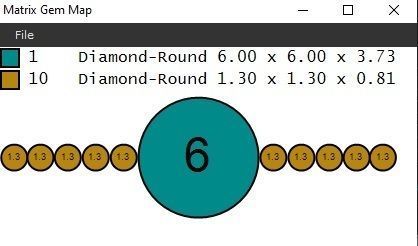 Peg Head Engagement Ring with sidestones  3D print model_1