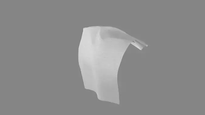 Dress collars scarves and necklaces decorated 3d models