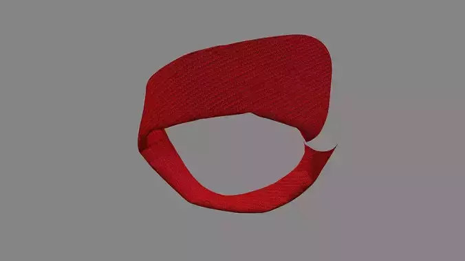 Dress collars scarves and necklaces decorated 3d models
