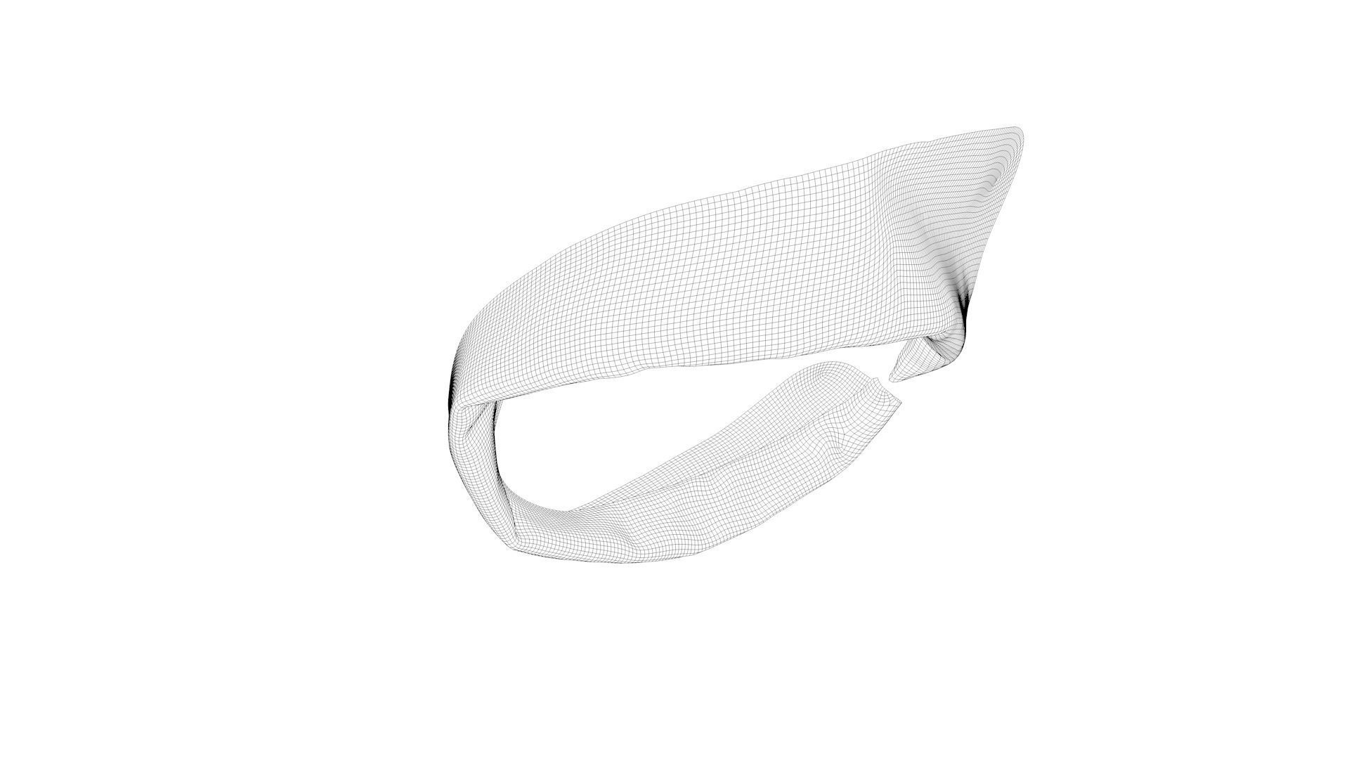 Dress collars scarves and necklaces decorated 3d models 3D model_1