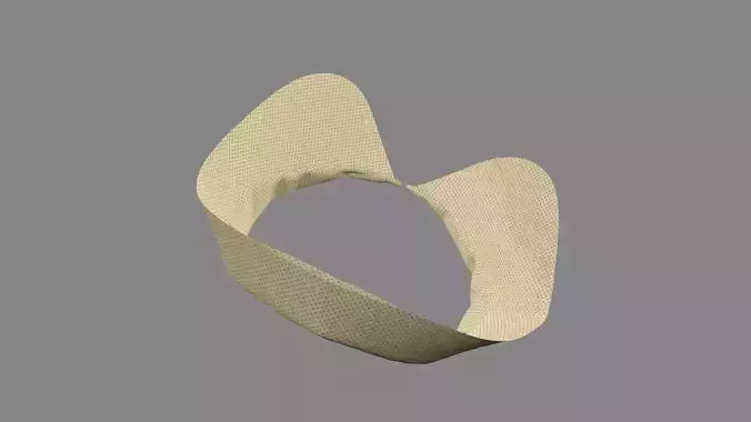 Dress collars scarves and necklaces decorated 3d models