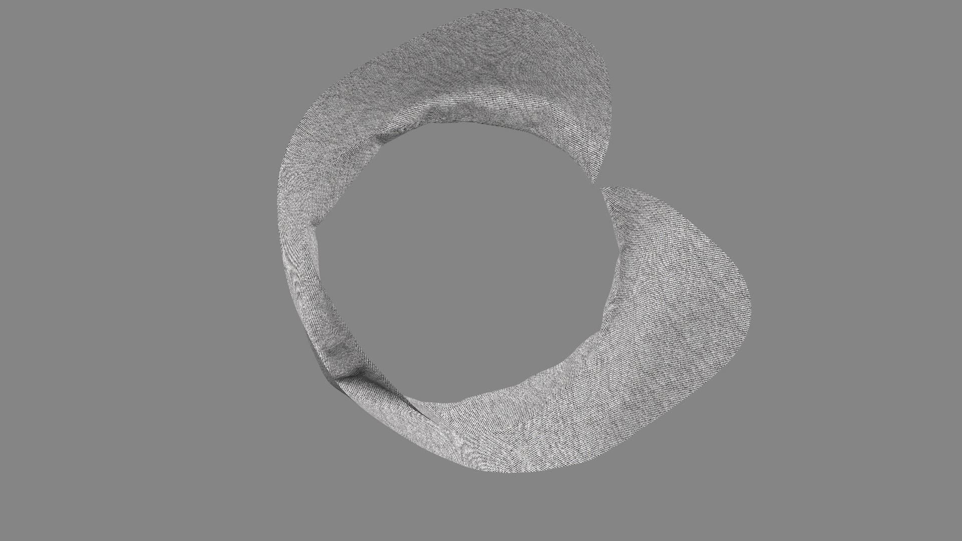 Dress collars scarves and necklaces decorated 3d models 3D model_4