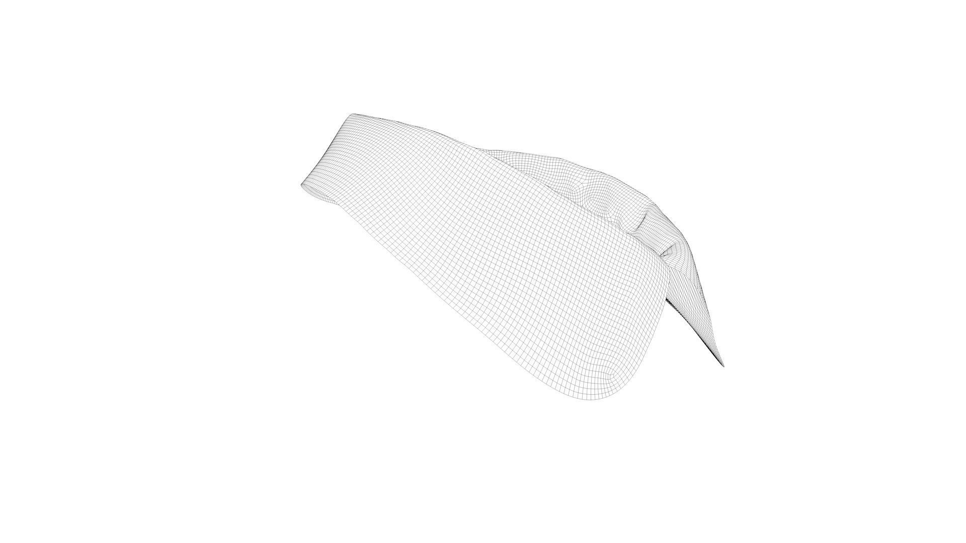 Dress collars scarves and necklaces decorated 3d models 3D model_9