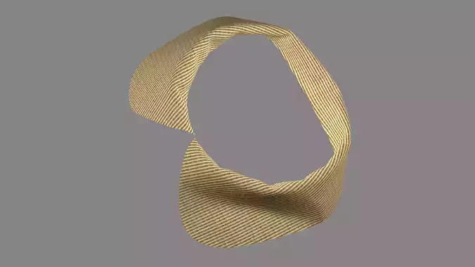 Dress collars scarves and necklaces decorated 3d models