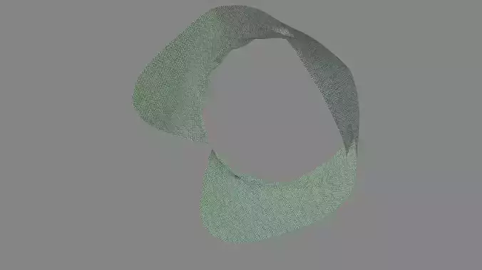 Dress collars scarves and necklaces decorated 3d models