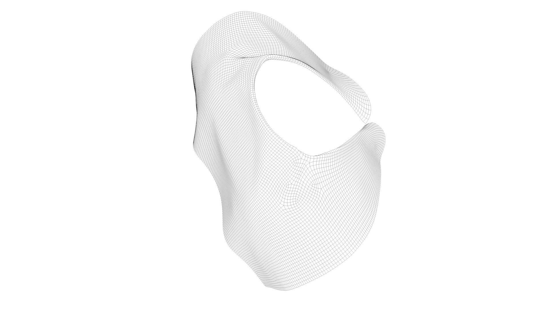 Dress collars scarves and necklaces decorated 3d models 3D model_1