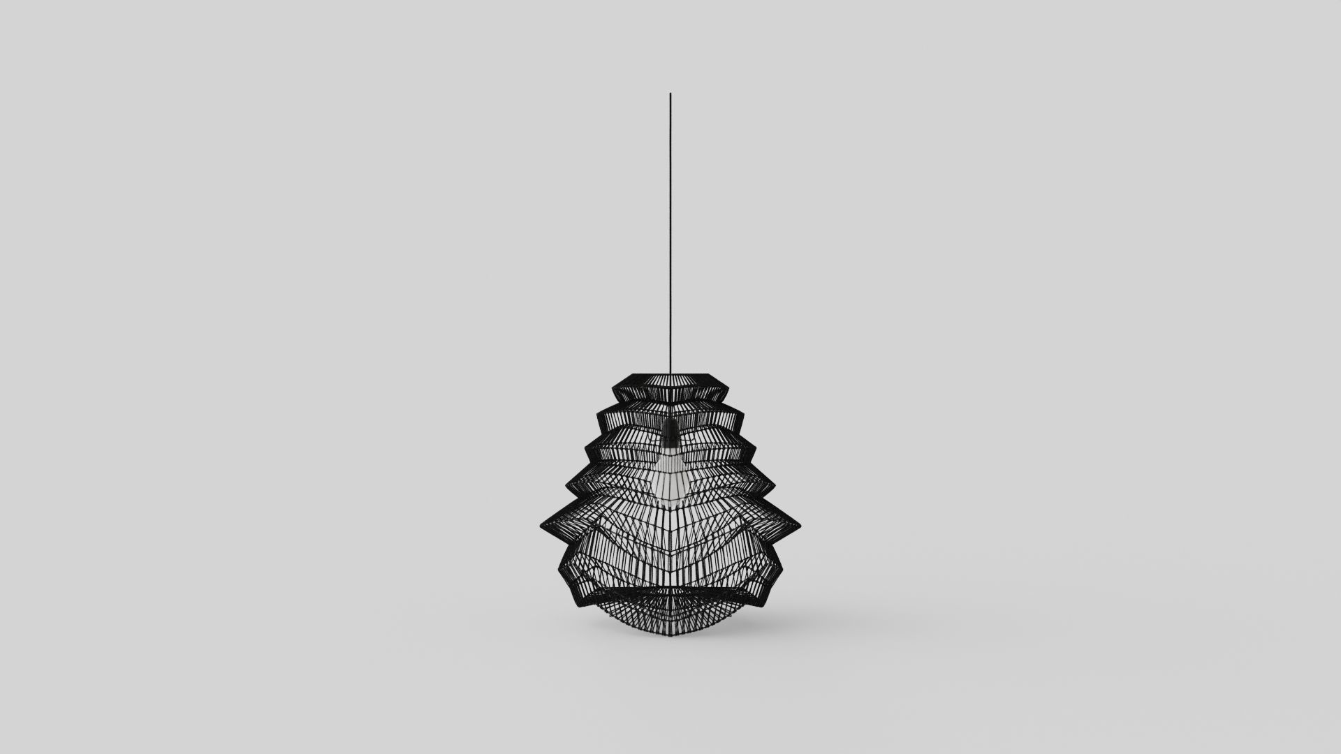 Wild Pendant Ceiling Lamp 2 Low-poly 3D model_4