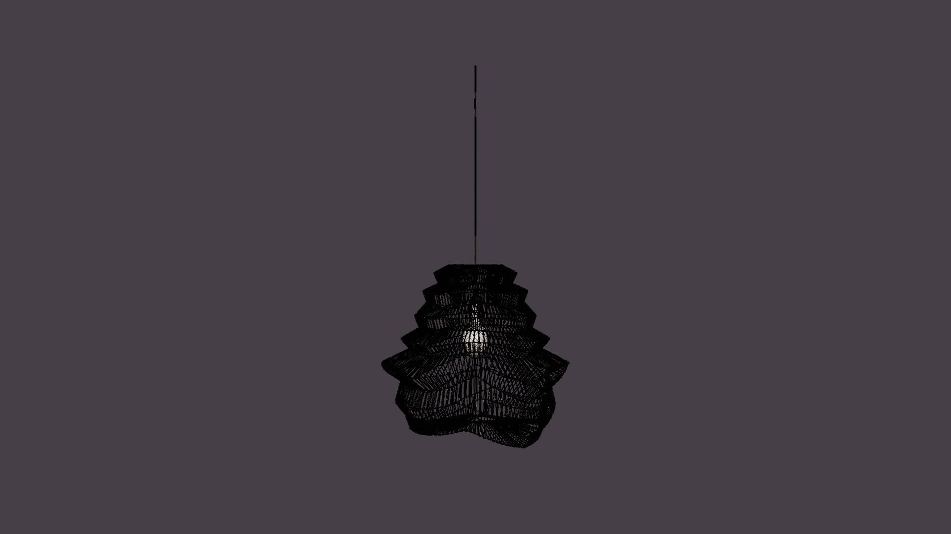 Wild Pendant Ceiling Lamp 2 Low-poly 3D model_7