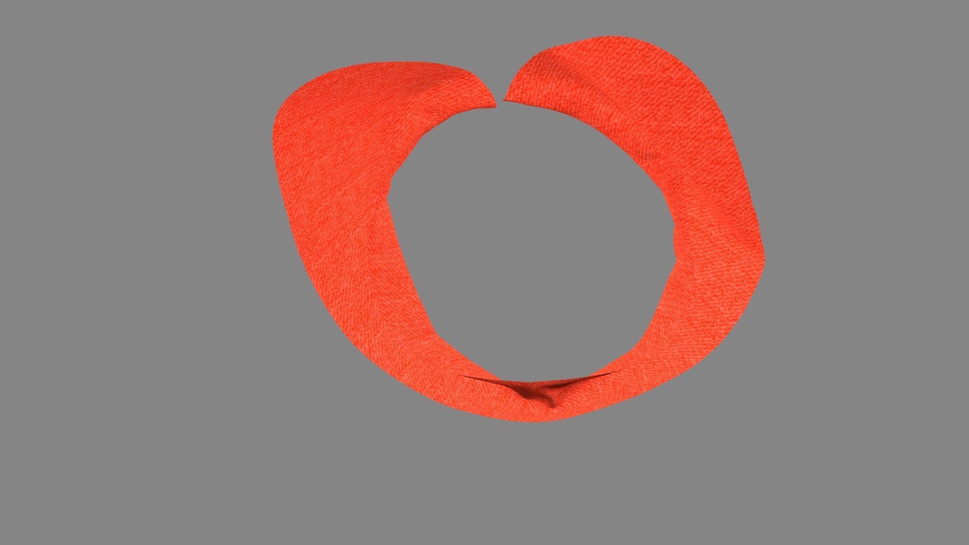 Dress collars scarves and necklaces decorated 3d models 3D model_4