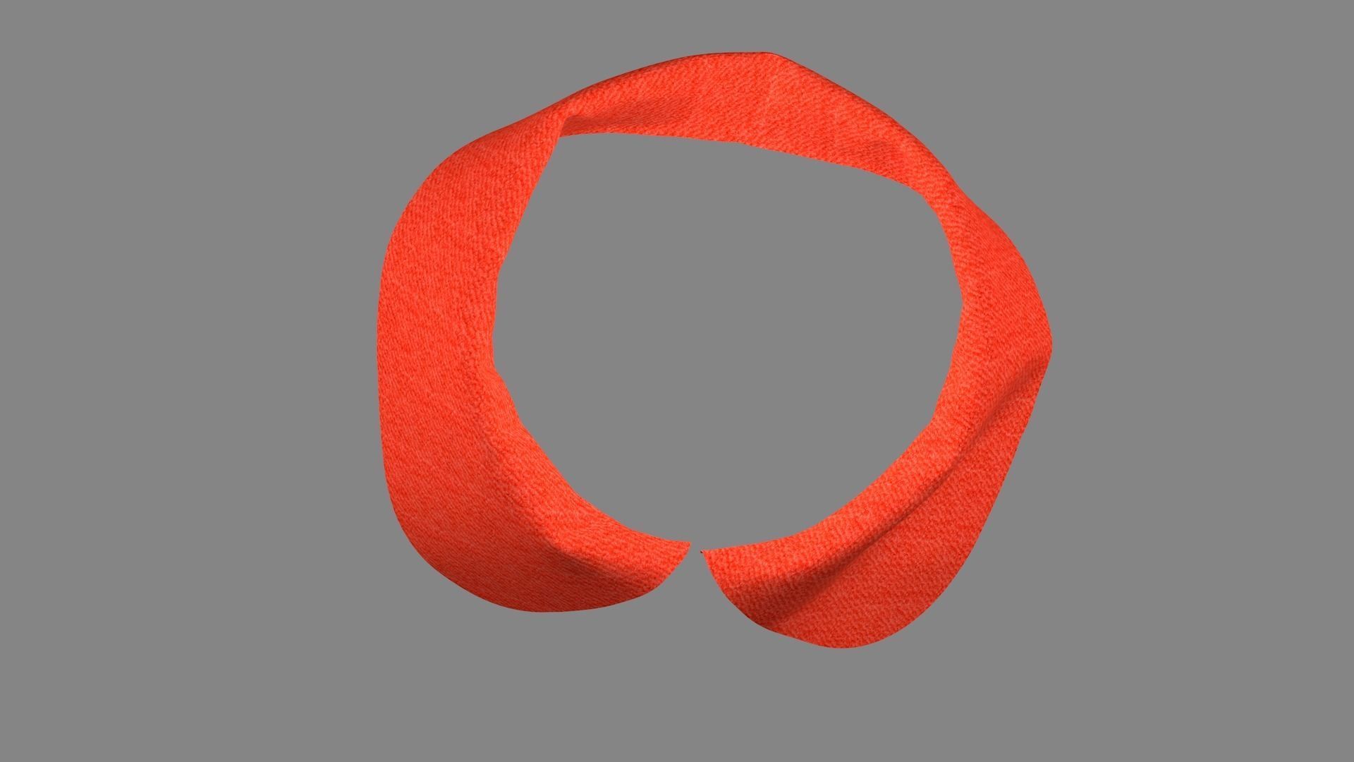 Dress collars scarves and necklaces decorated 3d models 3D model_5
