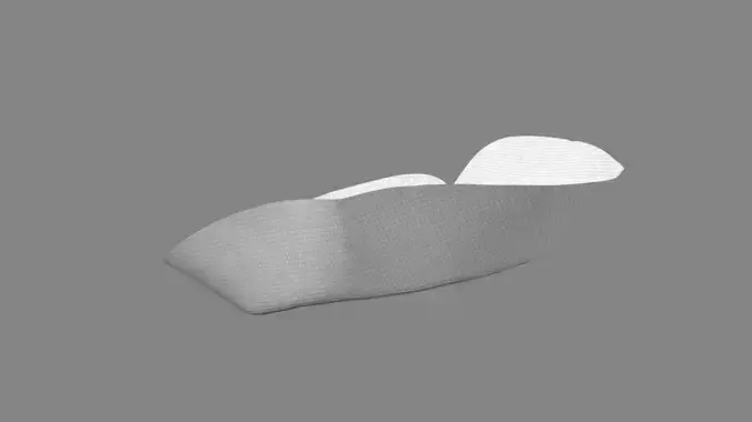 Dress collars scarves and necklaces decorated 3d models