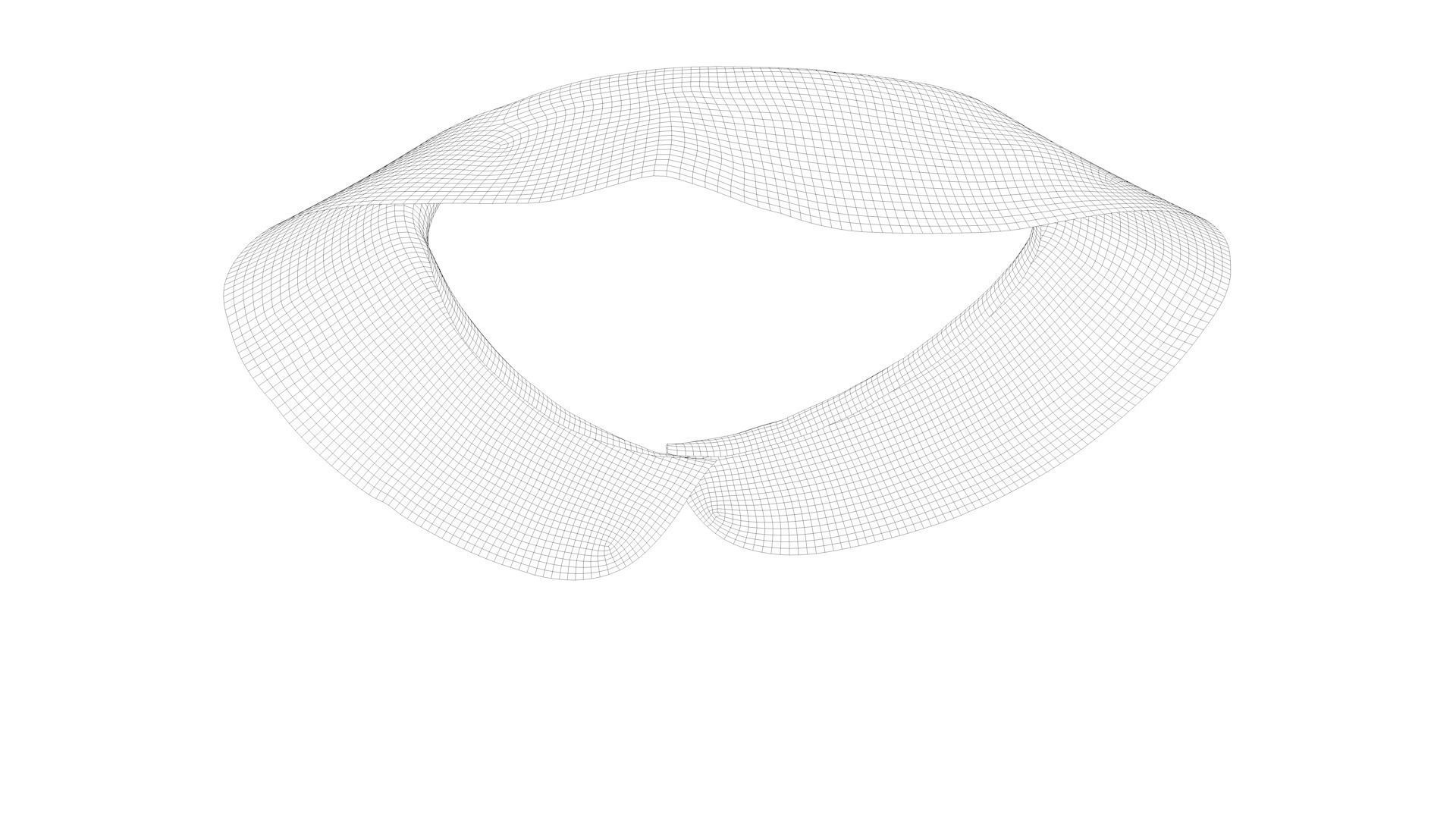 Dress collars scarves and necklaces decorated 3d models 3D model_9