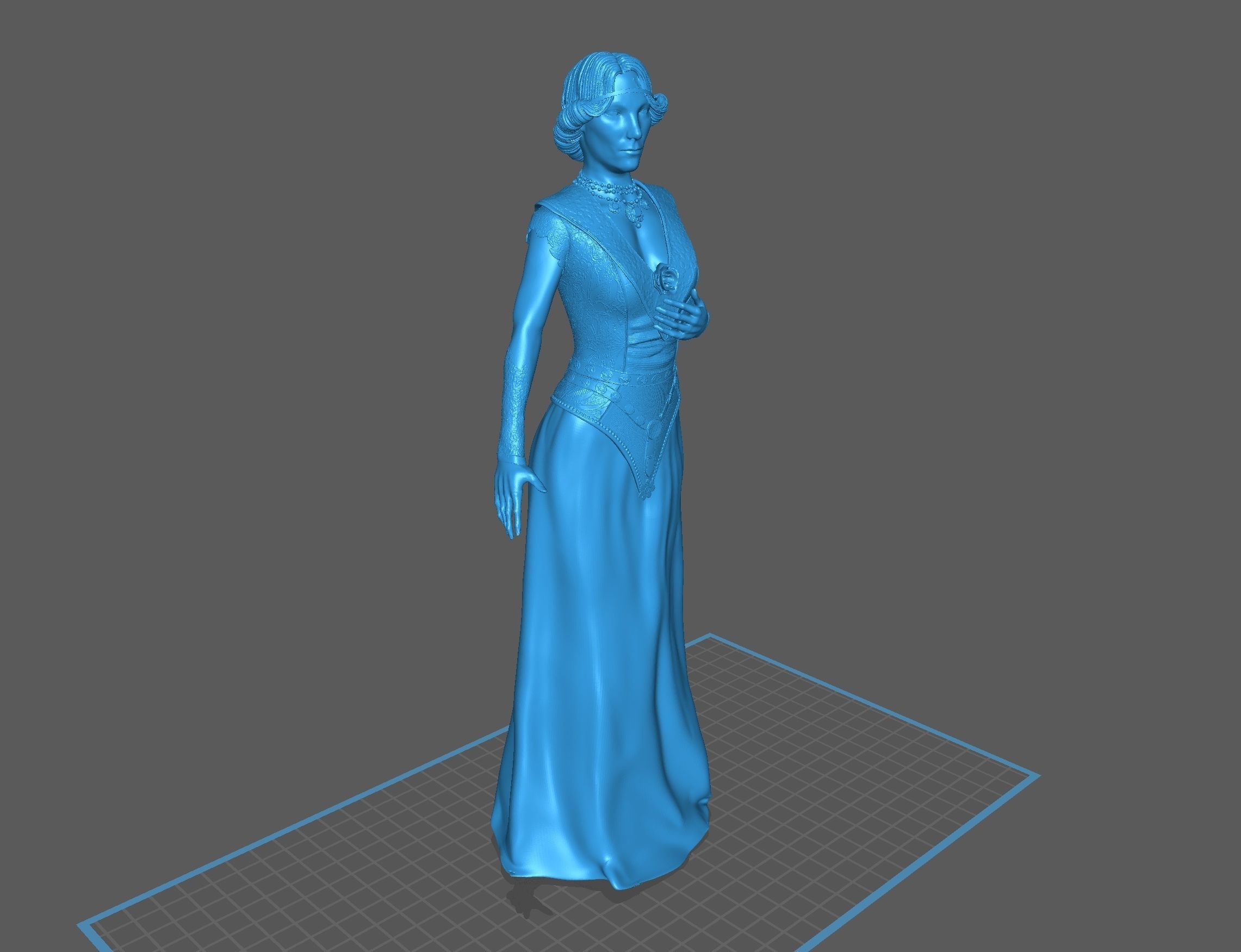 Orianna from Witcher 3 Blood and wine 3D print model_1