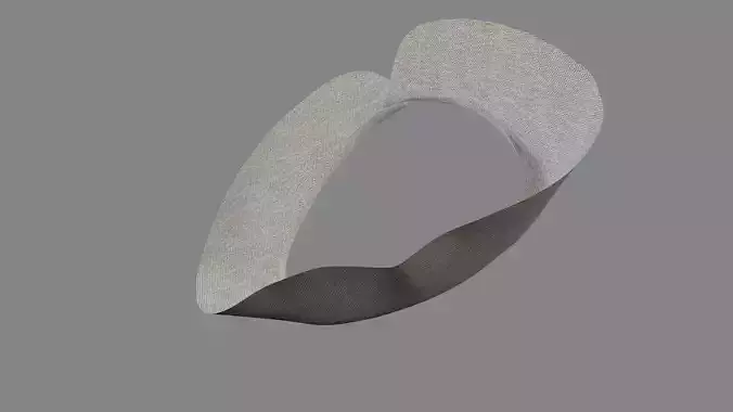 Dress collars scarves and necklaces decorated 3d models