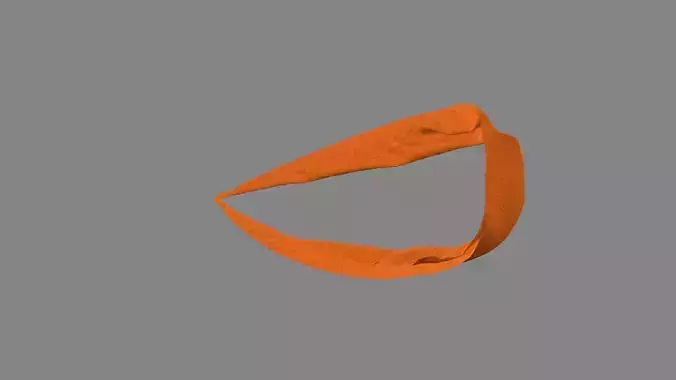 Dress collars scarves and necklaces decorated 3d models