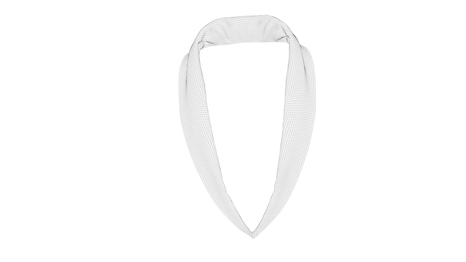 Dress collars scarves and necklaces decorated 3d models 3D model_1