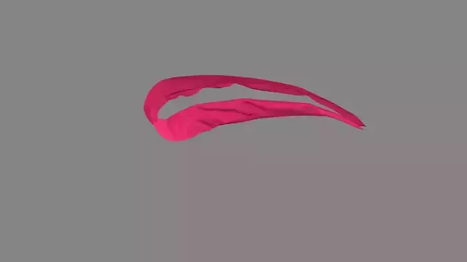 Dress collars scarves and necklaces decorated 3d models