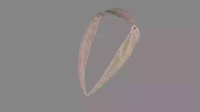 Dress collars scarves and necklaces decorated 3d models