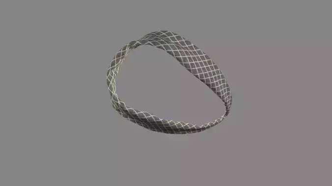 Dress collars scarves and necklaces decorated 3d models
