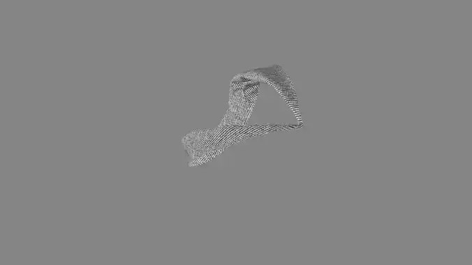 Dress collars scarves and necklaces decorated 3d models