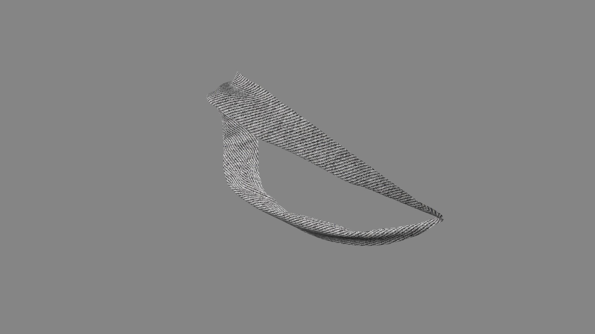 Dress collars scarves and necklaces decorated 3d models 3D model_5