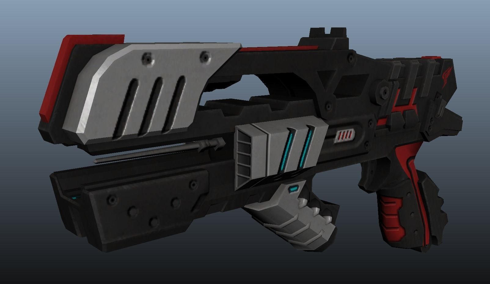3D model Beam Gun Level 4 VR / AR / low-poly | CGTrader
