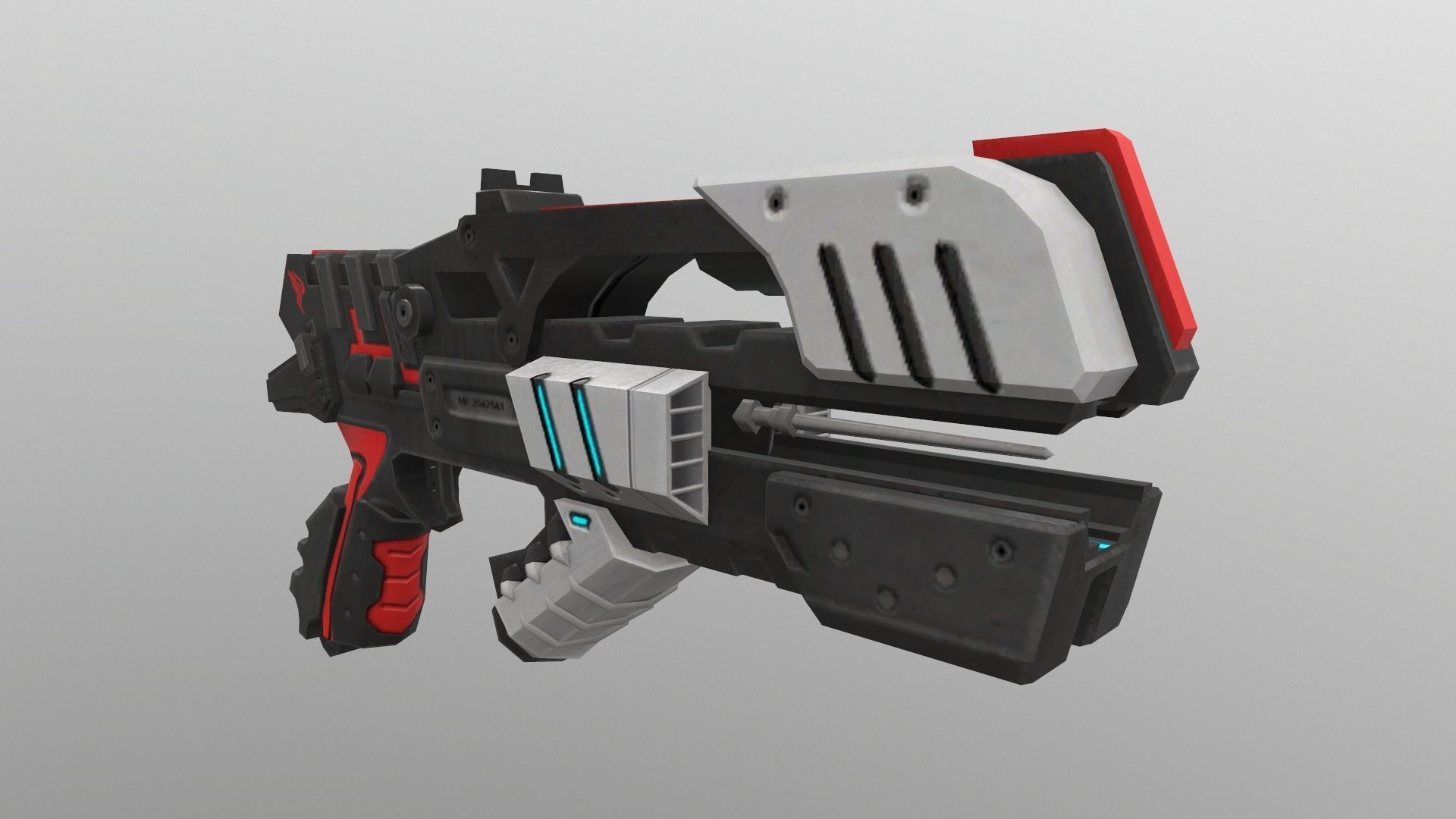 3D model Beam Gun Level 4 VR / AR / low-poly | CGTrader